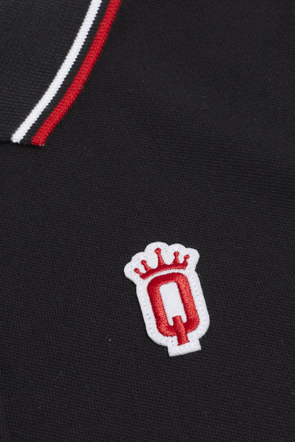 Men's Crown Q Logo Polo Shirts by Queens Country Club