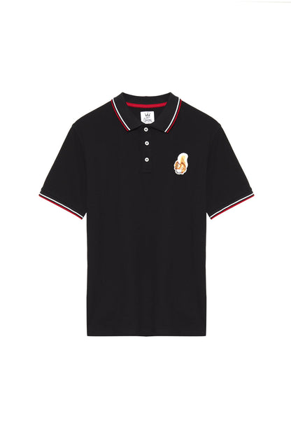 Men's Squirrel Logo Polo Shirts by Queens Country Club