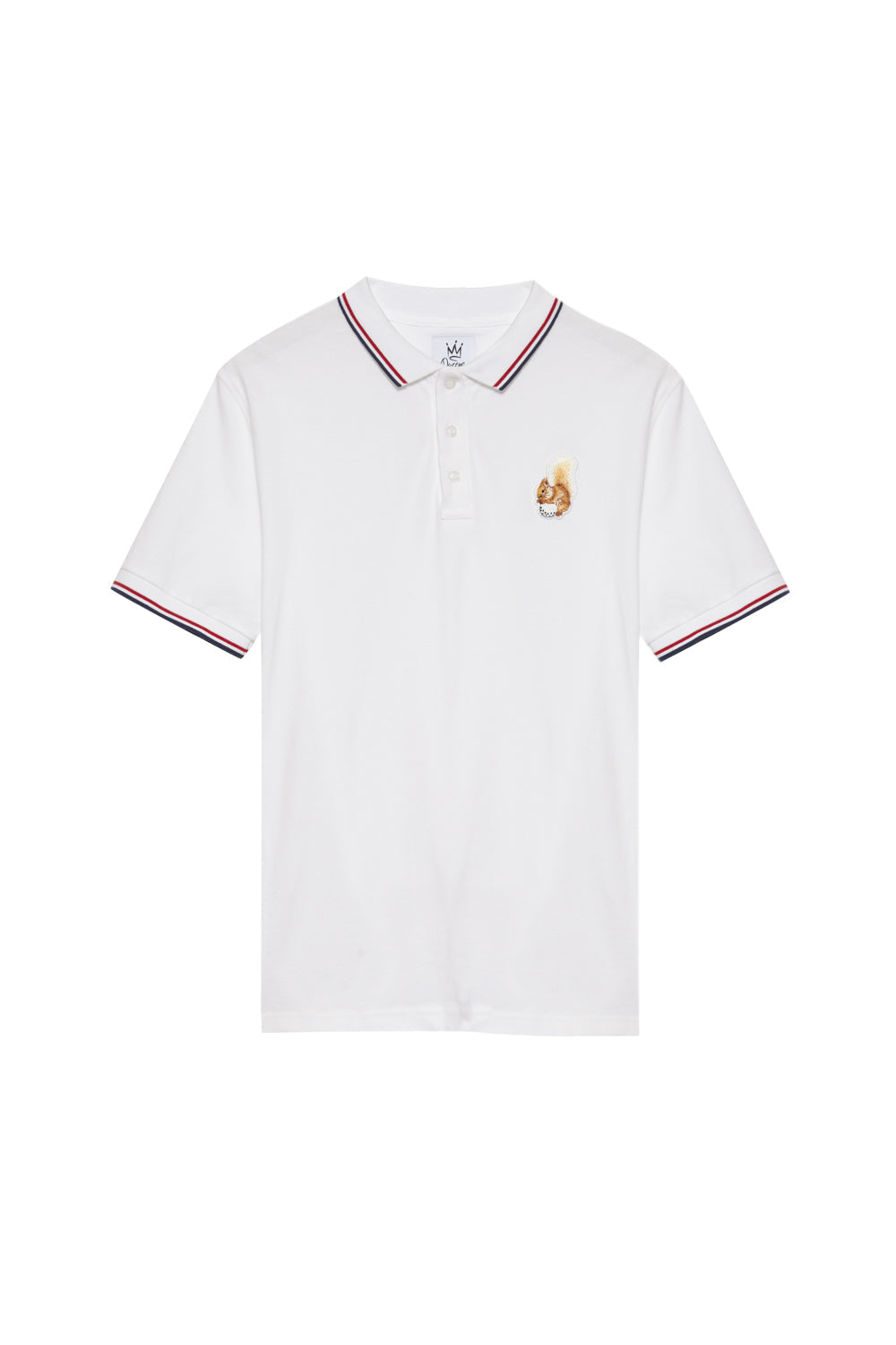 Men's Squirrel Logo Polo Shirts by Queens Country Club