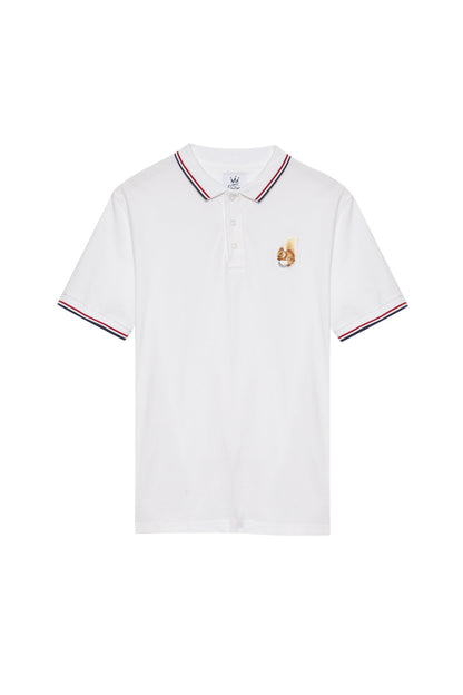 Men's Squirrel Logo Polo Shirts by Queens Country Club