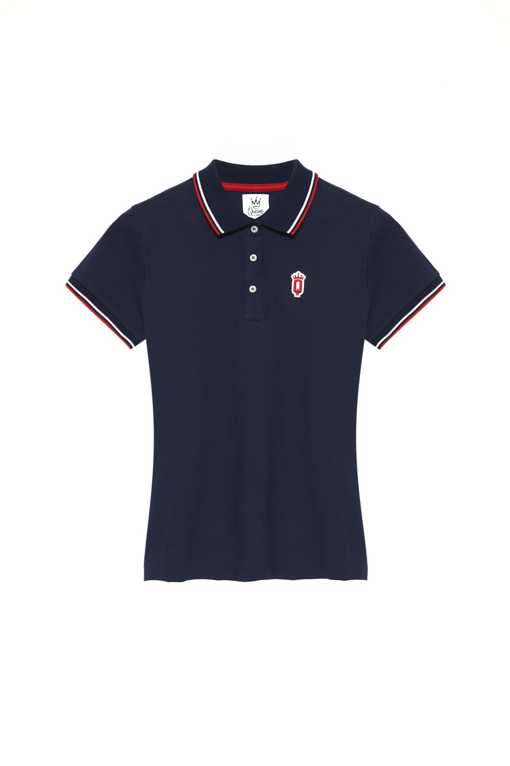 Women's Crown Q Logo Polo Shirts by Queens Country Club