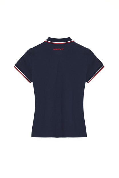 Women's Crown Q Logo Polo Shirts by Queens Country Club