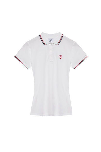 Women's Crown Q Logo Polo Shirts by Queens Country Club