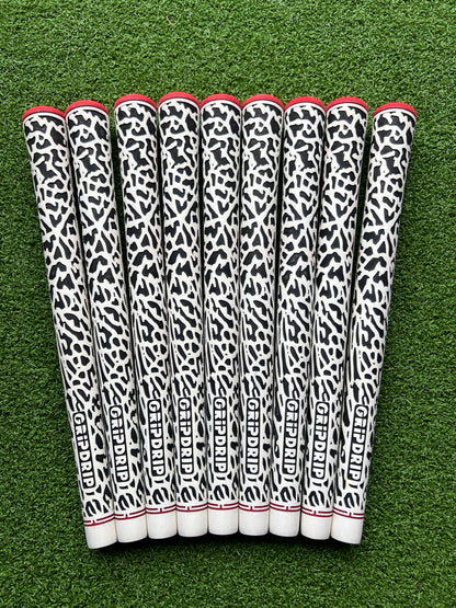 Par 3 Swing Grip - White, Black, Red by GripDrip