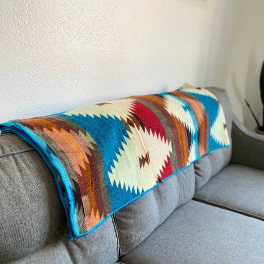 Andean Alpaca Wool Blanket - Boho