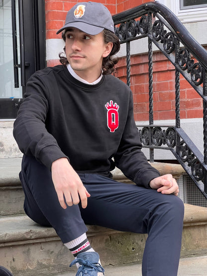 Crown Q Logo Sweatshirts by Queens Country Club