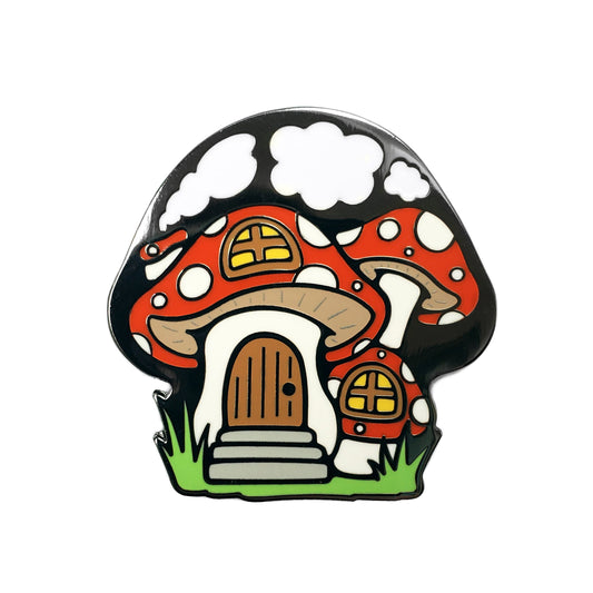 Mushroom House Golf Ball Marker by Kolorspun