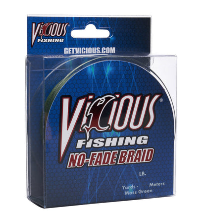 Vicious No-Fade Green Braid - 40 Lb Test