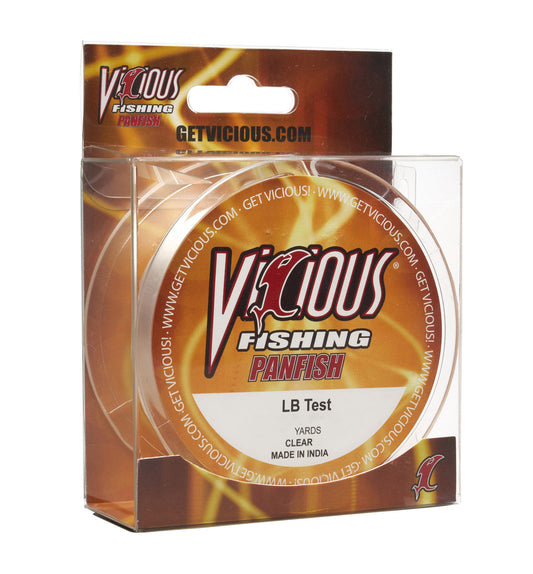 Vicious Panfish Clear Mono - 10 Lb Test