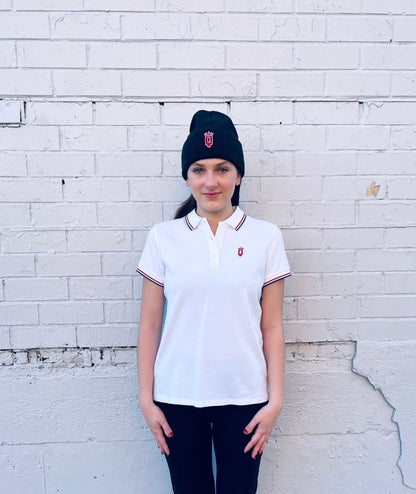 Women's Crown Q Logo Polo Shirts by Queens Country Club