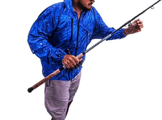Brella Realtree Marine Blue Unisex Rain Jacket by BRELLA