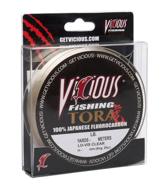 Vicious Tora 100% Japanese Fluorocarbon - 17 Lb Test