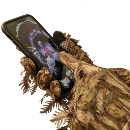 New Leafy Camo Gloves (Mossy Oak and Realtree Fingerless or 