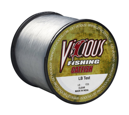 Vicious Catfish Clear Mono - 30 Lb Test