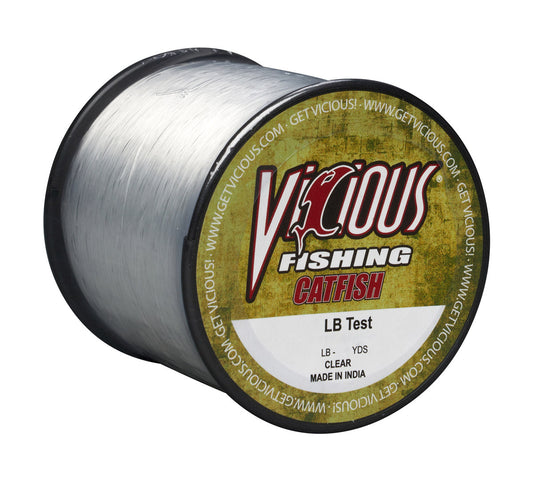 Vicious Catfish Clear Mono - 30 Lb Test