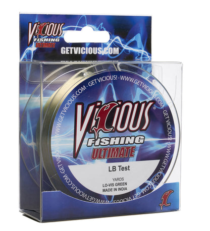 Vicious Ultimate Lo-Vis Green Mono - 6 Lb Test