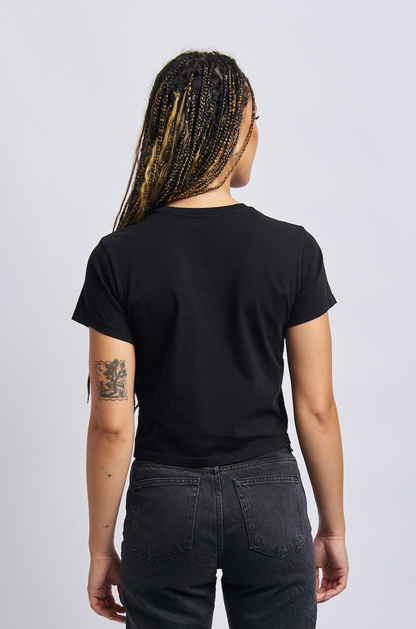 Terra Sol Luna Midweight Crew Tee, Super Black by URTHWEAR