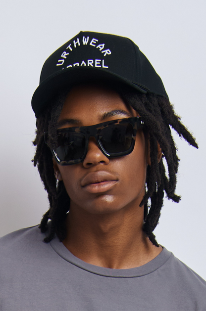 Bioplastic Squared Sunglasses, Black/Grey Camo by URTHWEAR