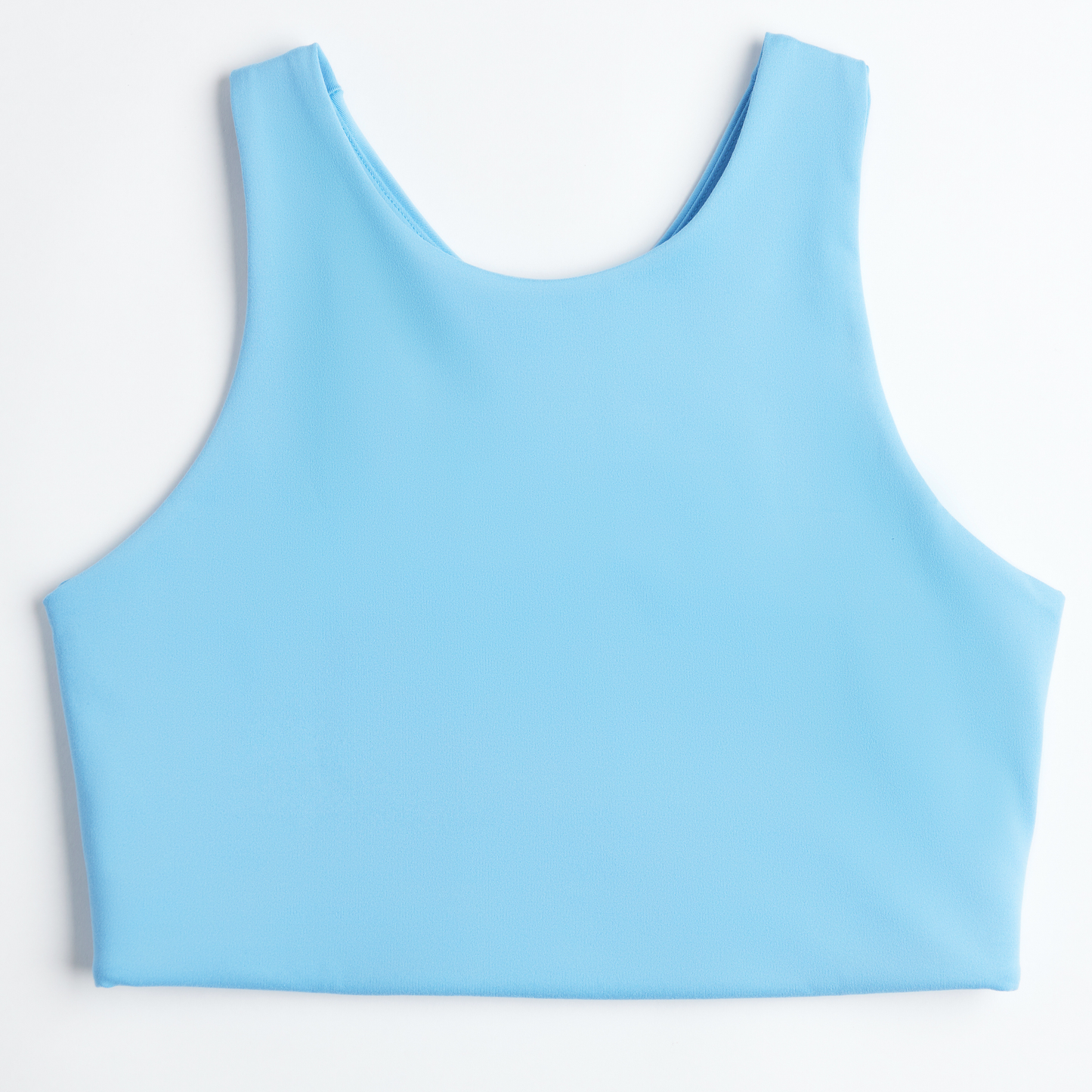 Ecomoss High Neck Racerback Bra, Electric Blue by URTHWEAR