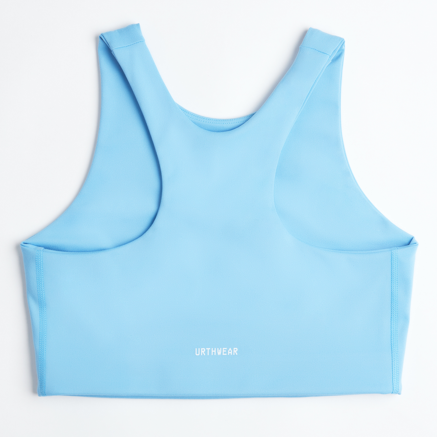 Ecomoss High Neck Racerback Bra, Electric Blue by URTHWEAR