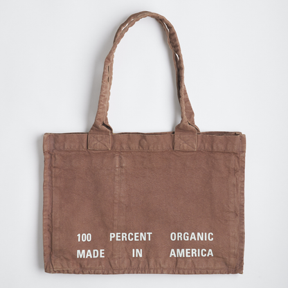 Terra Sol Luna Heavyweight Tote Bag, Vintage Brown by URTHWEAR