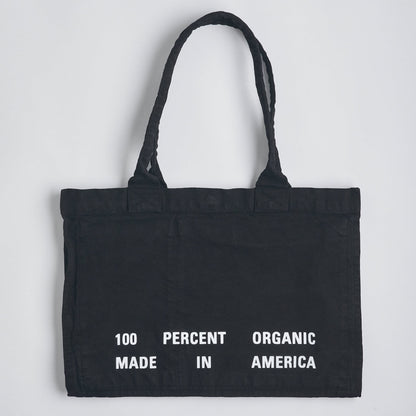 Logo Heavyweight Tote Bag, Phantom Black by URTHWEAR