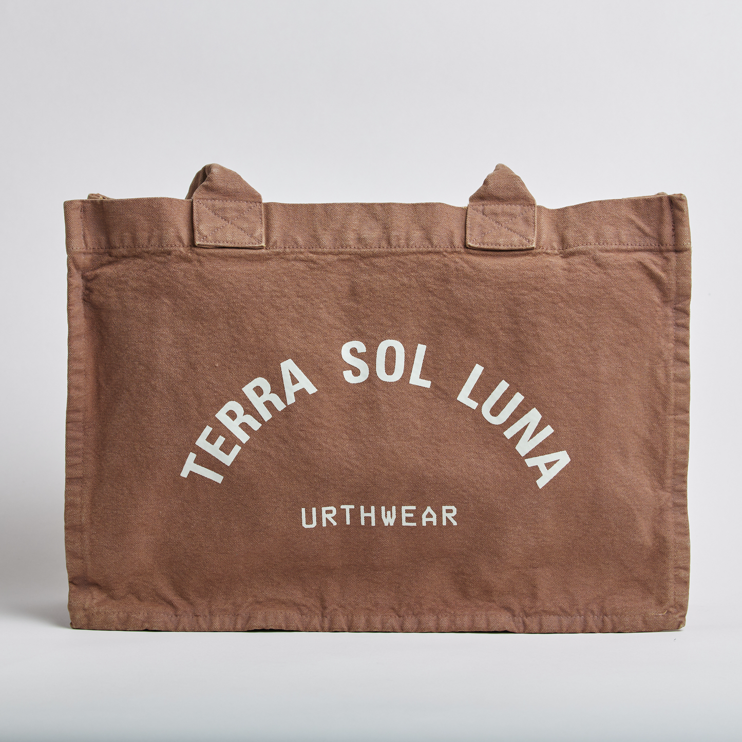 Terra Sol Luna Heavyweight Tote Bag, Vintage Brown by URTHWEAR