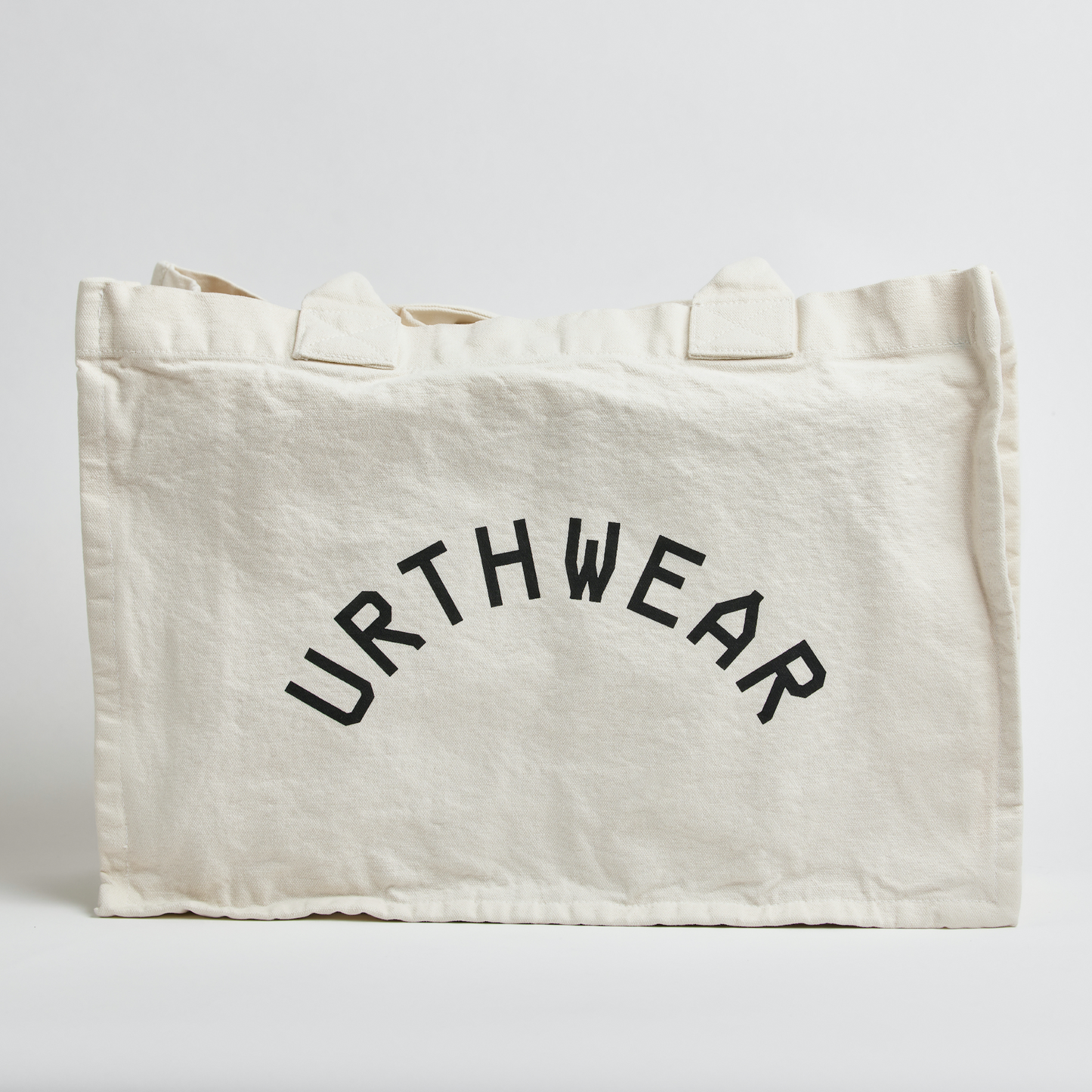 Arch Logo Heavyweight Tote Bag, Oat White by URTHWEAR