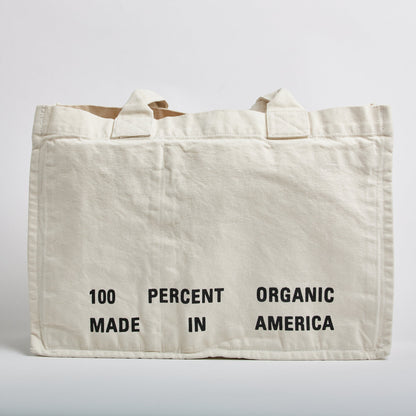 Terra Sol Luna Heavyweight Tote Bag, Oat White by URTHWEAR