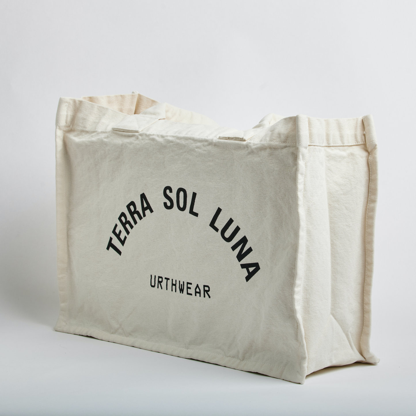 Terra Sol Luna Heavyweight Tote Bag, Oat White by URTHWEAR