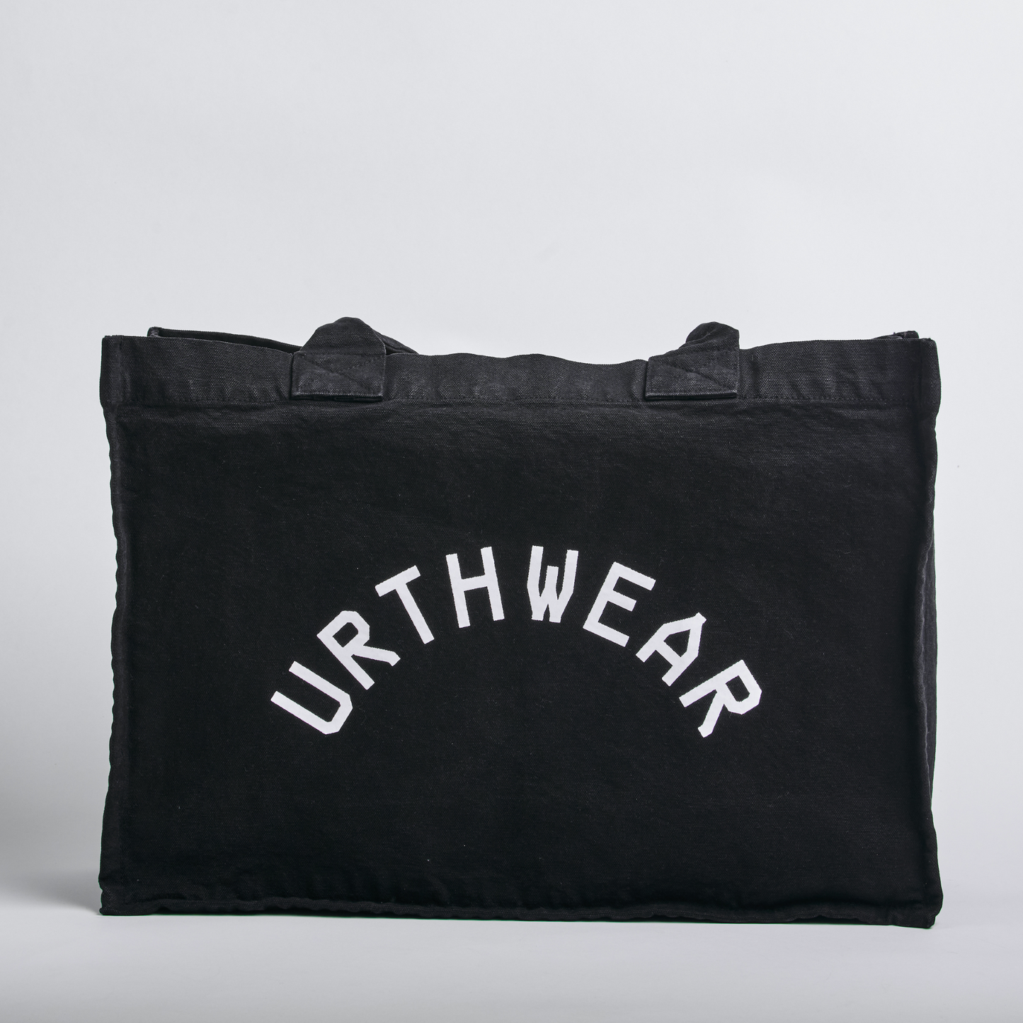 Arch Logo Heavyweight Tote Bag, Phantom Black by URTHWEAR