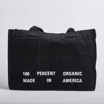 Logo Heavyweight Tote Bag, Phantom Black by URTHWEAR
