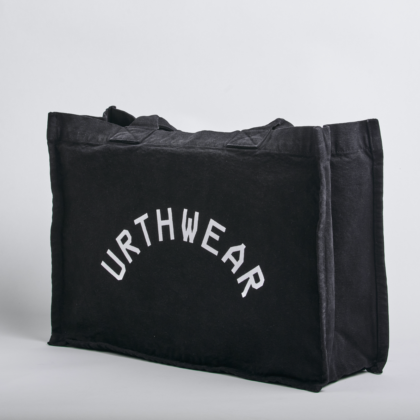 Arch Logo Heavyweight Tote Bag, Phantom Black by URTHWEAR