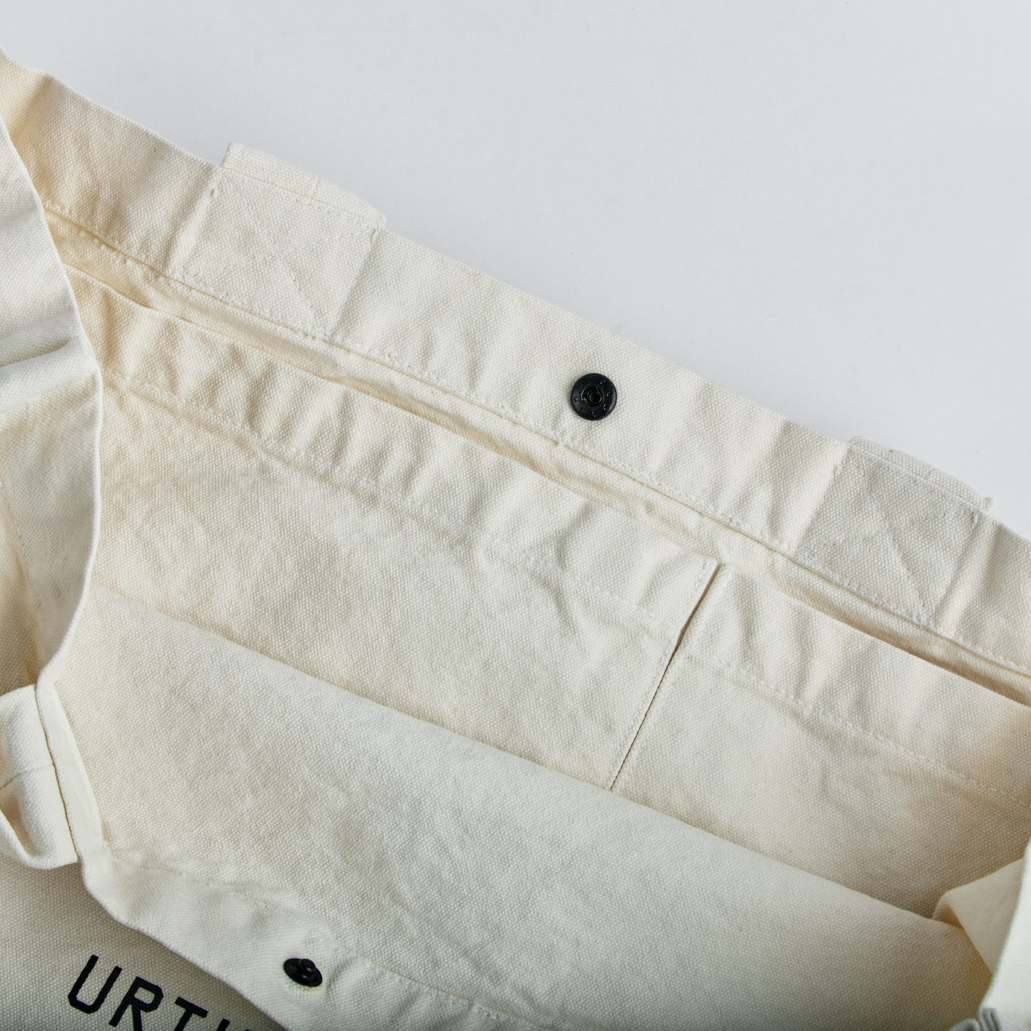 Arch Logo Heavyweight Tote Bag, Oat White by URTHWEAR