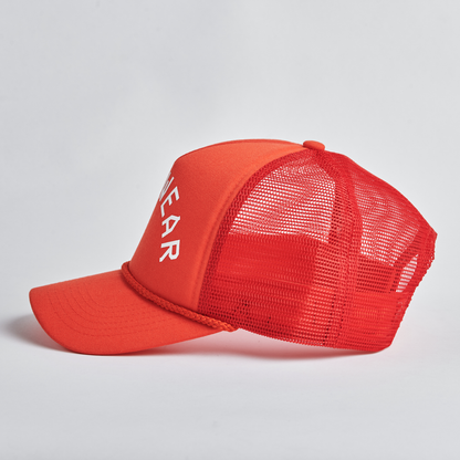 Roped Trucker Cap, Ferrari Red by URTHWEAR