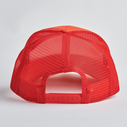 Roped Trucker Cap, Ferrari Red by URTHWEAR
