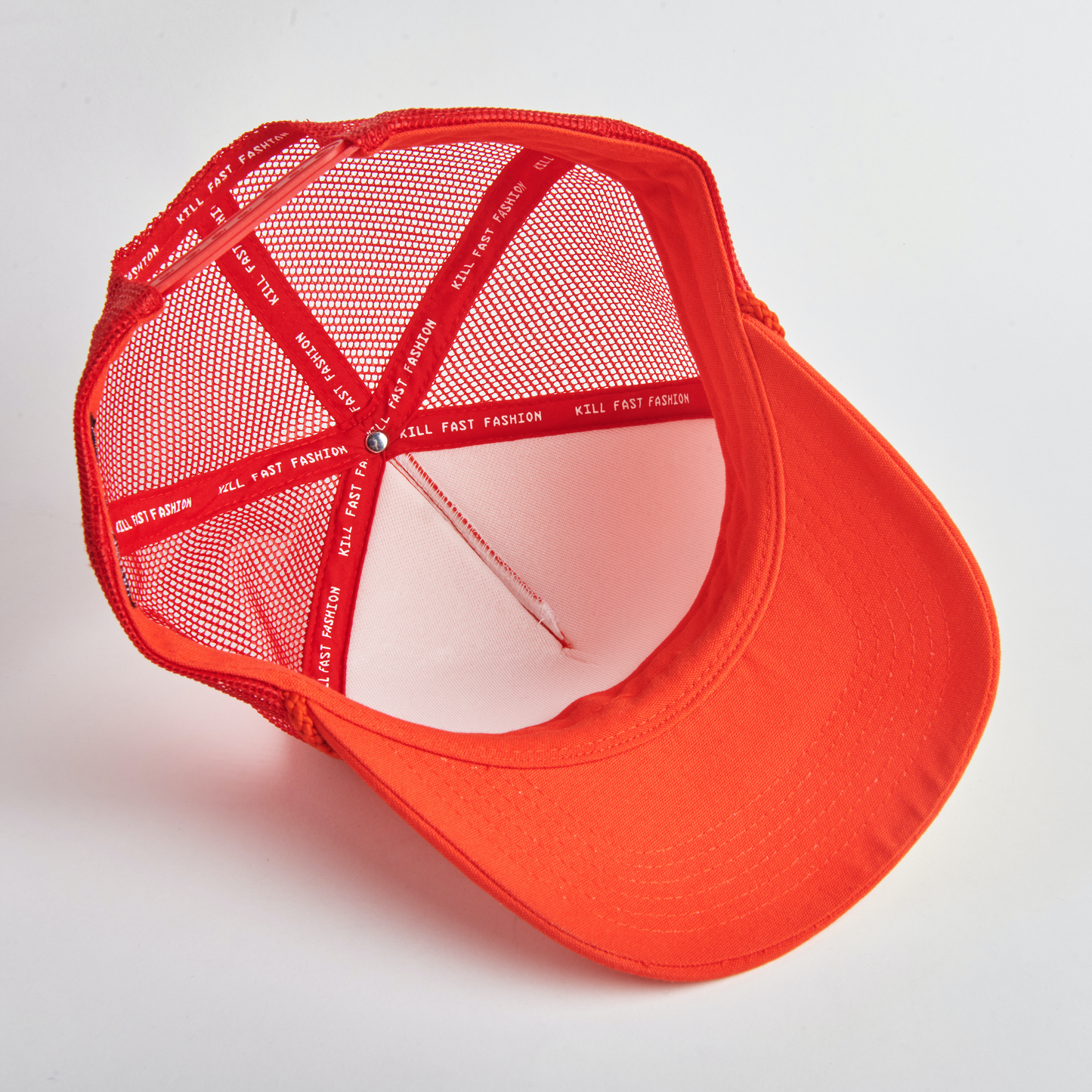 Roped Trucker Cap, Ferrari Red by URTHWEAR