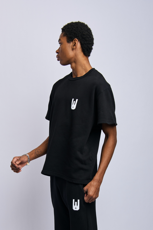 Creative Department Cloudfleece Oversized Tee, Super Black by URTHWEAR