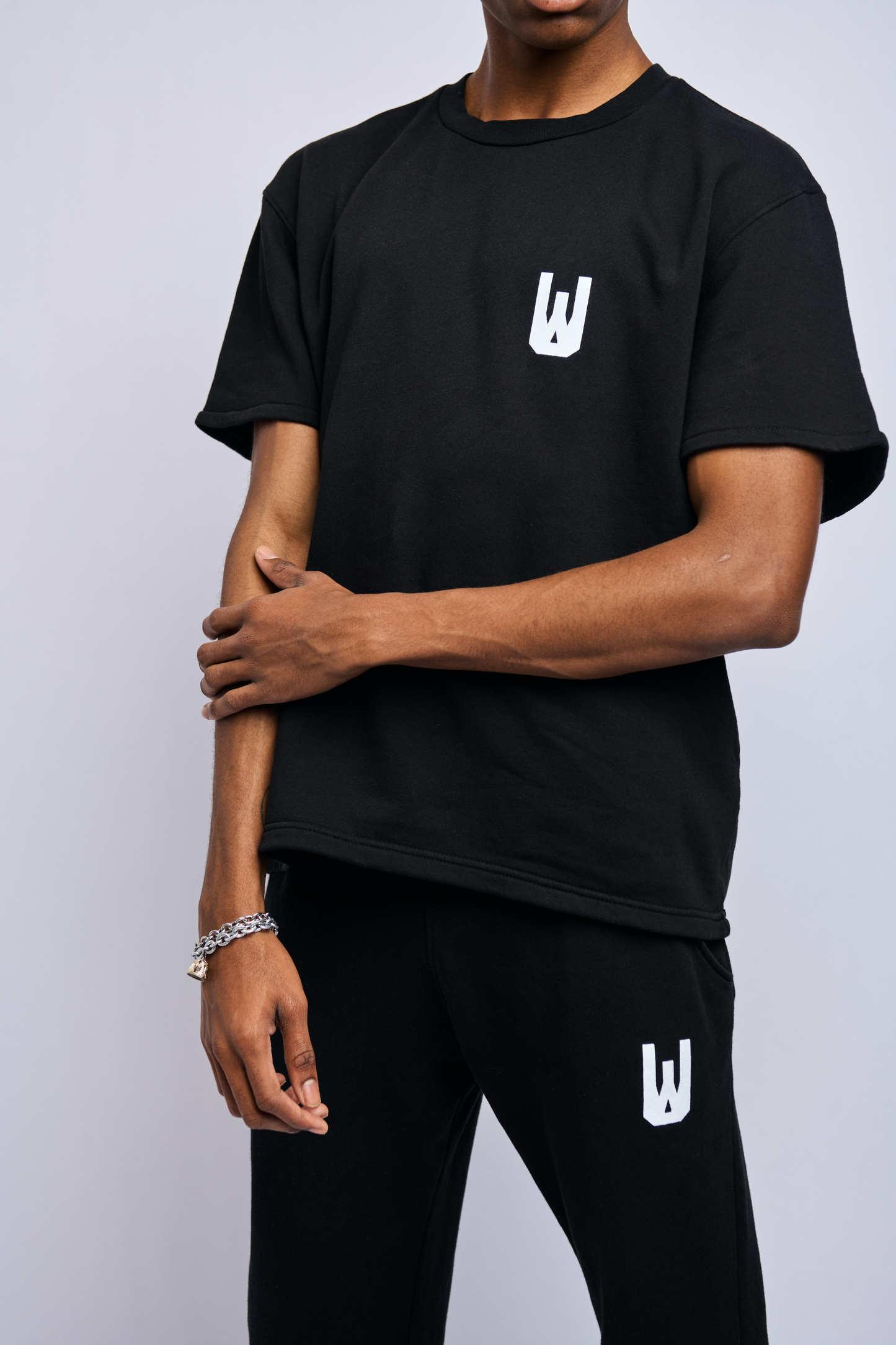 Creative Department Cloudfleece Oversized Tee, Super Black by URTHWEAR