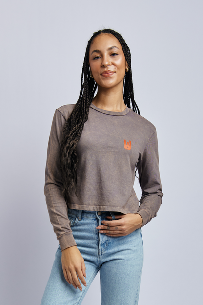 Radiate Love Midweight Standard Long Sleeve, Camo Grey by URTHWEAR