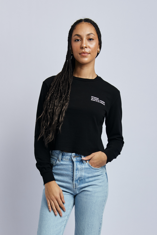 Origins Midweight Standard Long Sleeve, Super Black by URTHWEAR