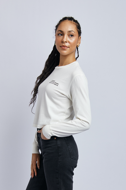 Origins Midweight Standard Long Sleeve, Lunar White by URTHWEAR