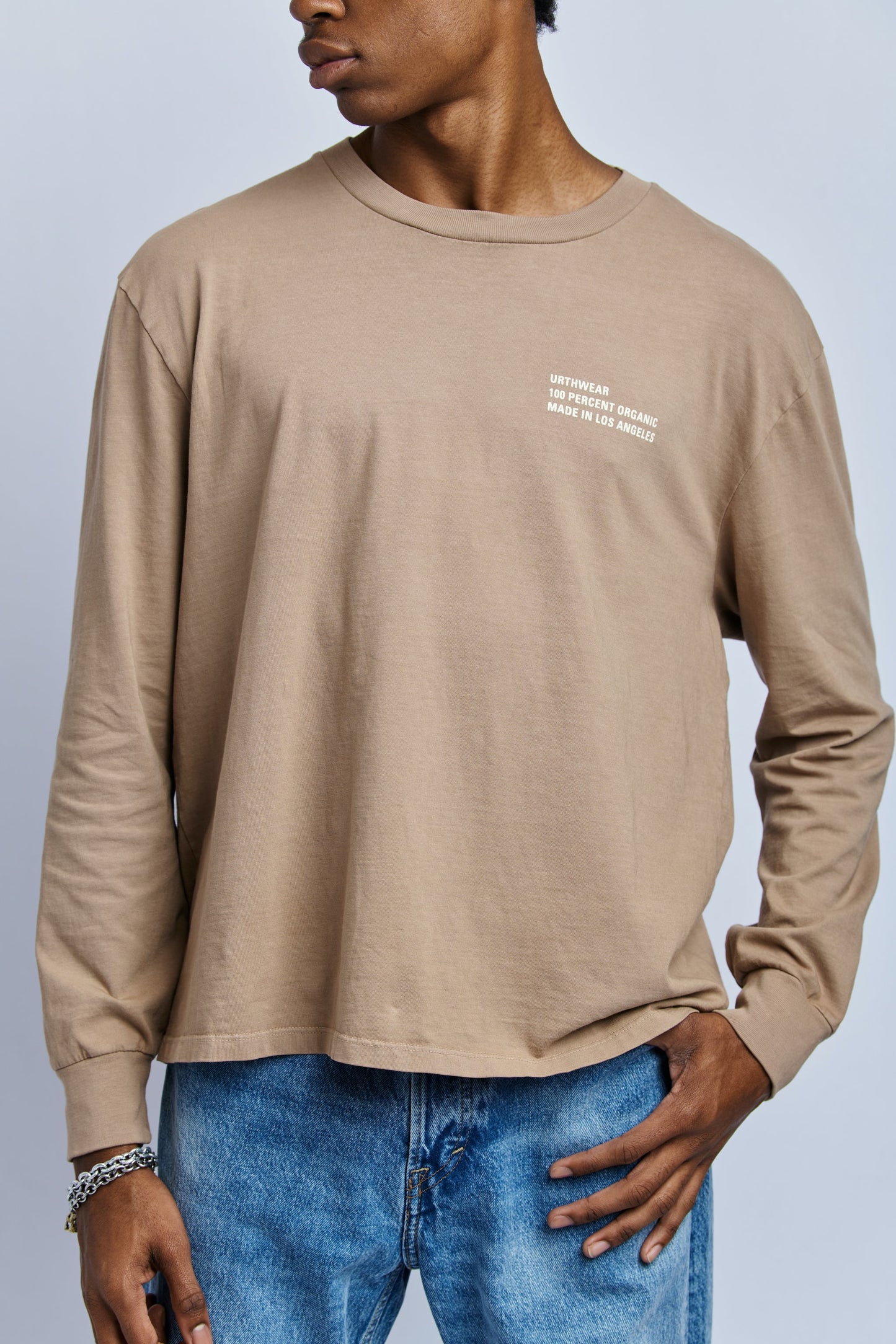 Origins Midweight Relaxed Long Sleeve, Desert Clay by URTHWEAR