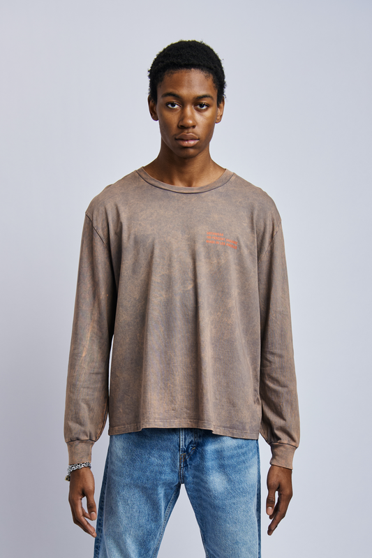 Origins Midweight Relaxed Long Sleeve, Camo Grey by URTHWEAR