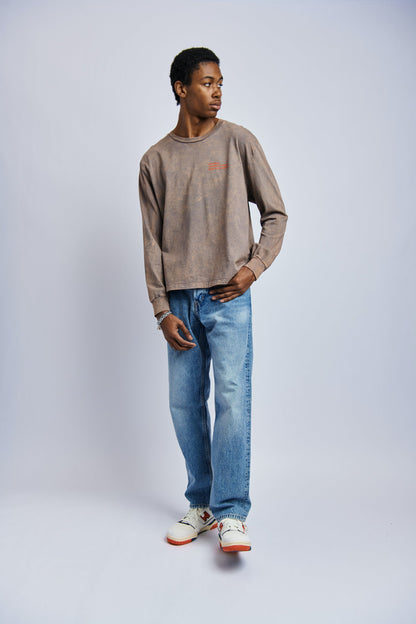 Origins Midweight Relaxed Long Sleeve, Camo Grey by URTHWEAR