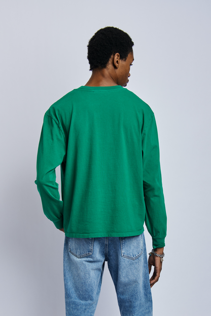 Origins Midweight Relaxed Long Sleeve, Rolex Green by URTHWEAR