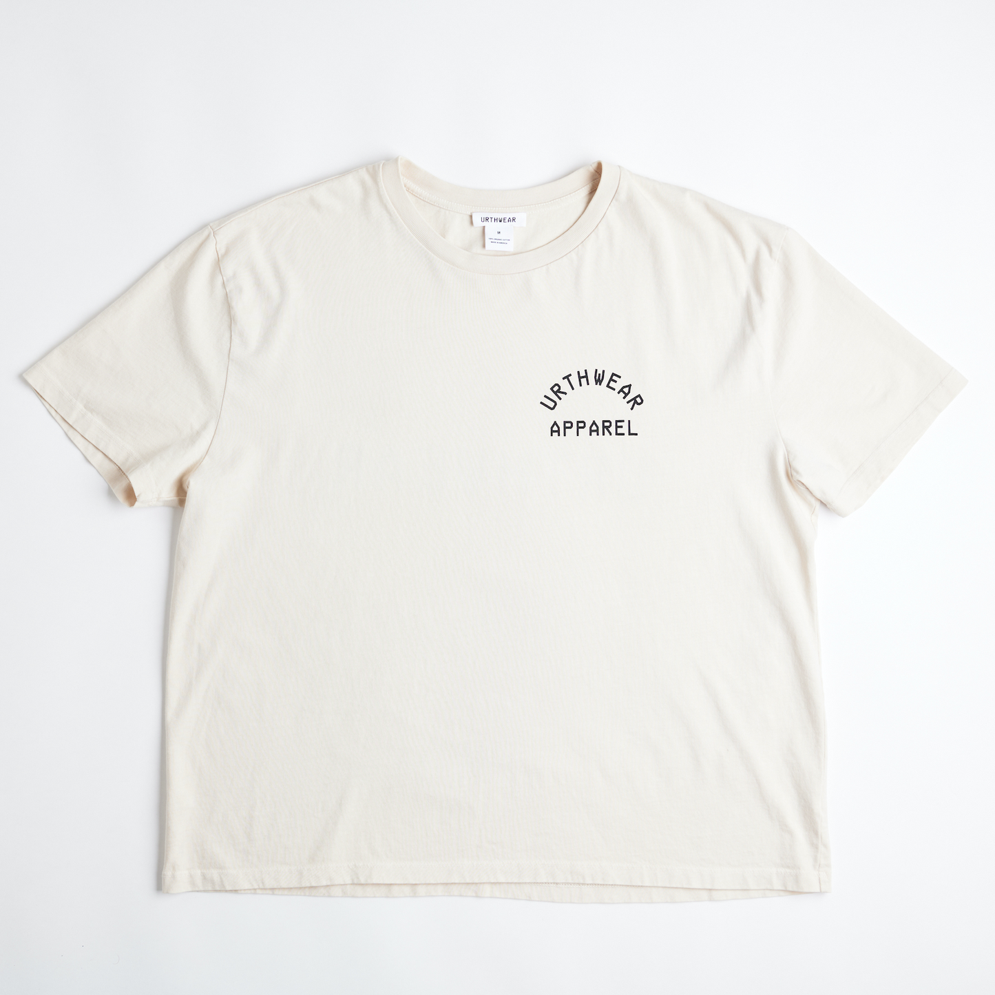 Logo Midweight Relaxed Tee, Cosmic Sand by URTHWEAR