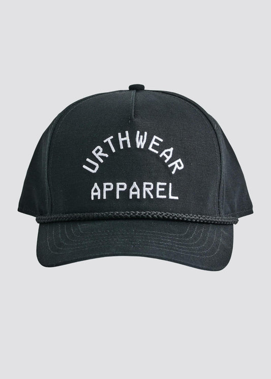 Roped Aviator Cap, Stealth Black by URTHWEAR