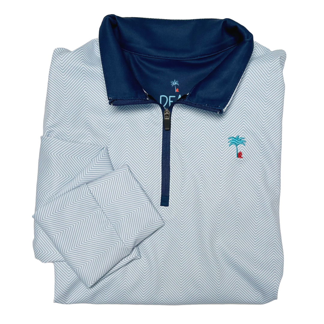 The Blue Chevron - Youth Performance Q-Zip