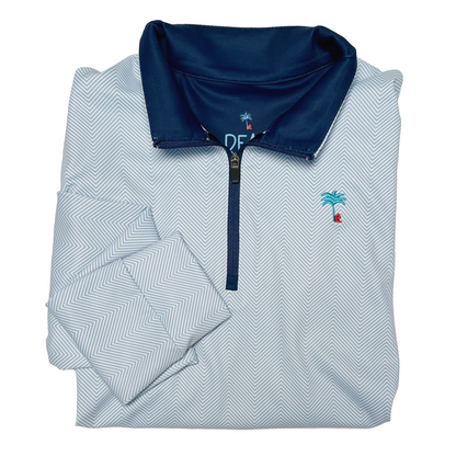 The Blue Chevron - Youth Performance Q-Zip